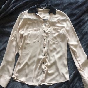 Express Portofino XS Tan and Black Leather Collar